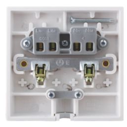 British General 900 Series 20A Unswitched Flex Outlet  White