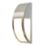 Convex Outdoor Wall Light Brushed Stainless Steel