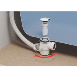 McAlpine HC2650UK Bottle Bath Trap White 40mm
