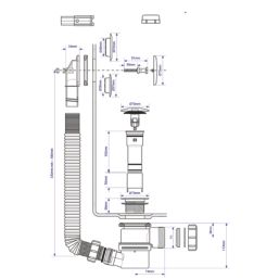 McAlpine HC2650UK Bottle Bath Trap White 40mm