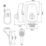 Aqualisa Aquastream Gravity-Pumped White/Chrome Thermostatic Power Shower