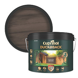 Cuprinol Ducksback Shed & Fence Paint Harvest Brown 9Ltr