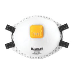 DEWALT  Moulded FFP2 NR D Valved Disposable Masks P2 10 Pack