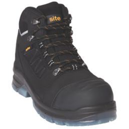 Site Natron Size 7  Black Waterproof Steel Toe Cap Safety Boots