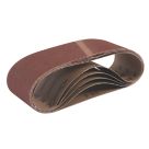Titan  80 Grit Multi-Material Sanding Belts 533mm x 75mm 5 Pack