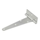 Smith & Locke Matt Silver Tee Hinges 204mm 2 Pack