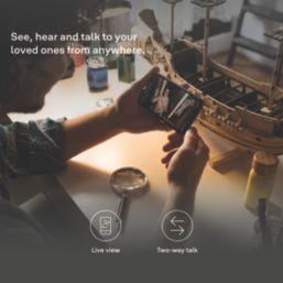 Yale SV-IC-1A-W-UK Mains-Powered White Wireless 1080p Indoor Round Smart Camera