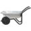 Walsall Professional Pneumatic Wheels Wheelbarrow Galvanised 120Ltr