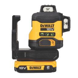 DEWALT DCLE34031D1-GB 18V 1 x 2Ah Li-Ion XR Green Self-Levelling Multi-Line Laser Level