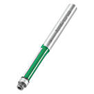 Trend C168X1/4TC 1/4" Shank Double-Flute Straight Bearing-Guided Trimmer 6.35mm x 25.4mm