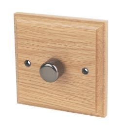 Varilight  1-Gang 2-Way LED Dimmer Switch  Classic Oak