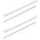 Essentials Non Fire Rated Easy Release Cable Ties Natural 30cm x 0.75cm 100 Pack