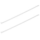 Essentials Non Fire Rated Easy Release Cable Ties Natural 30cm x 0.75cm 100 Pack