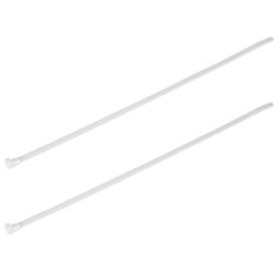 Essentials Non Fire Rated Easy Release Cable Ties Natural 30cm x 0.75cm 100 Pack