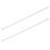 Essentials Non Fire Rated Easy Release Cable Ties Natural 30cm x 0.75cm 100 Pack