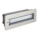 Masterlite  Outdoor LED Brick Light Brushed Stainless Steel 4.3W 280lm
