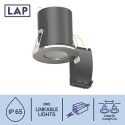 LAP Juventas Fixed  Fire Rated Downlight Brushed Nickel