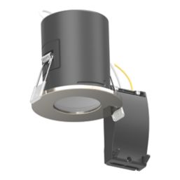 LAP Juventas Fixed  Fire Rated Downlight Brushed Nickel