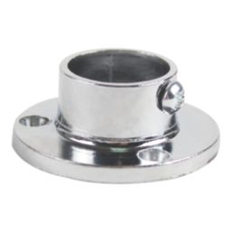 Essentials Rail End Sockets Polished Chrome 19mm 20 Pack