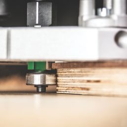 Trend C116X1/4TC 1/4" Straight Bearing-Guided Trimmer 12.7mm x 25.4mm