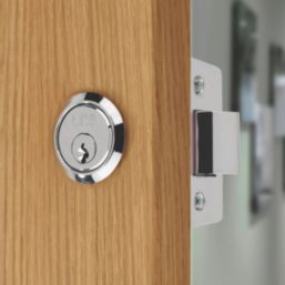 ERA  Night Latch Replacement Cylinder Chrome 32.5mm