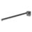 Nymas NymaSTYLE Doc M Friction Hinged Support Rail Chrome 800mm x 135mm x 35mm