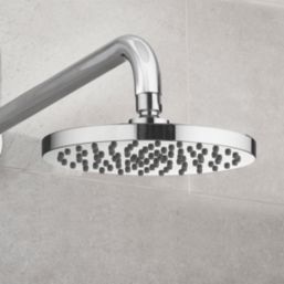 Aqualisa Visage Q HP/Combi Rear-Fed Chrome Thermostatic Single Outlet Concealed Smart Shower with Fixed Head