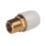 Hep2O  Plastic Push-Fit Adapting Male Coupler 10mm x 1/2"