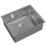 ETAL Elite 1 Bowl Stainless Steel Inset / Undermount Kitchen Sink Brushed 540mm x 205mm