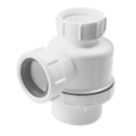 Flomasta  Shallow Bottle Trap White 40mm
