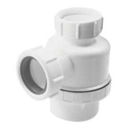 Flomasta  Shallow Bottle Trap White 40mm