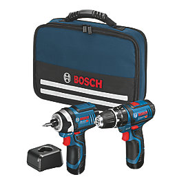Bosch GSB / GDR 12 12V 2 x 2.0Ah Lithium Coolpack  Cordless Twin Pack