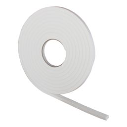 Essentials S2-W10 PVC Foam Draught Seal White 10m