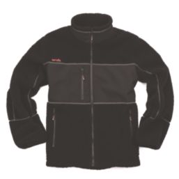 Scruffs Borely Sherpa Fleece Jacket Black X Large 52" Chest