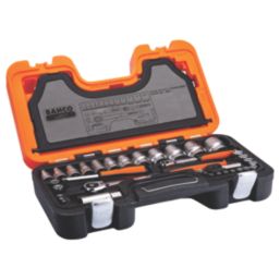 Bahco  1/4" & 1/2" Drive Mixed Socket Set 56 Pieces
