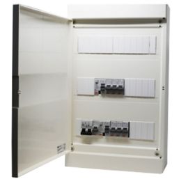 Garo G39B-7A 39-Module 7-Way Populated  Dual RCD Consumer Unit