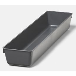 Essentials Nitaki Plastic Cutlery Tray 100mm x 424mm Grey