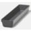 Essentials Nitaki Plastic Cutlery Tray 100mm x 424mm Grey
