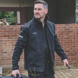 DEWALT Kansas  Soft Shell Jacket Black X Large 49" Chest