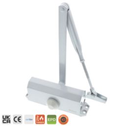 Briton 121CE Fire Rated Overhead Door Closer Silver
