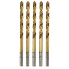 Erbauer  Straight Shank Metal Drill Bits 1mm x 34mm 5 Pack
