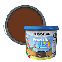 Ronseal  Fence Life Plus Shed & Fence Treatment Medium Oak 9Ltr