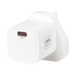 Masterplug 1-Outlet Type C Plug-In USB Charger White 3A