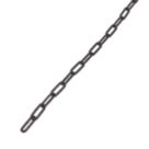 Essentials Side-Welded Black Long Link Chain 4mm x 2.5m