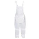 Bib & Brace Overalls White X Large 45" W 31" L