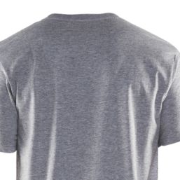 Blaklader  Short Sleeve T-Shirt Grey Melange 2X Large 46" Chest