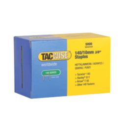 Tacwise 140 Series Heavy Duty Staples Galvanised 10mm x 10.6mm 5000 Pack