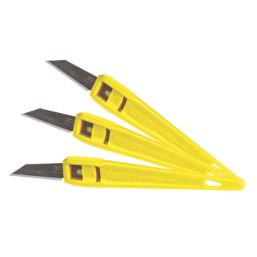 Stanley 0-10-601 Fixed Disposable Craft Knives 0.78" 3 Pack