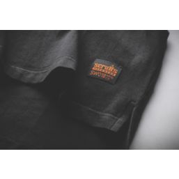 Scruffs Trade Short Sleeve Womens Work T-Shirt Black Size 16