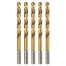 Erbauer  Straight Shank Metal Drill Bits 6mm x 93mm 5 Pack